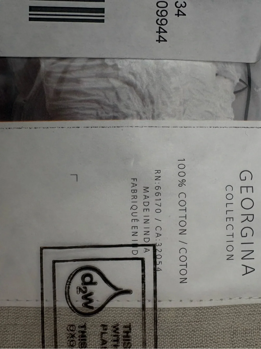 NWT Anthropologie Georgina King Shams Cotton